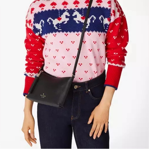 NWT Kate Spade Sadie Small Crossbody Bag in Black, $260 Retail - Picture 4 of 12
